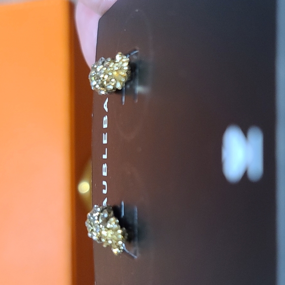 Pineapple 🍍 Anyone?? KJL Kenneth Jay Lane and BAUBLEBAR Combo! Brooch & Ears! - Picture 11 of 15